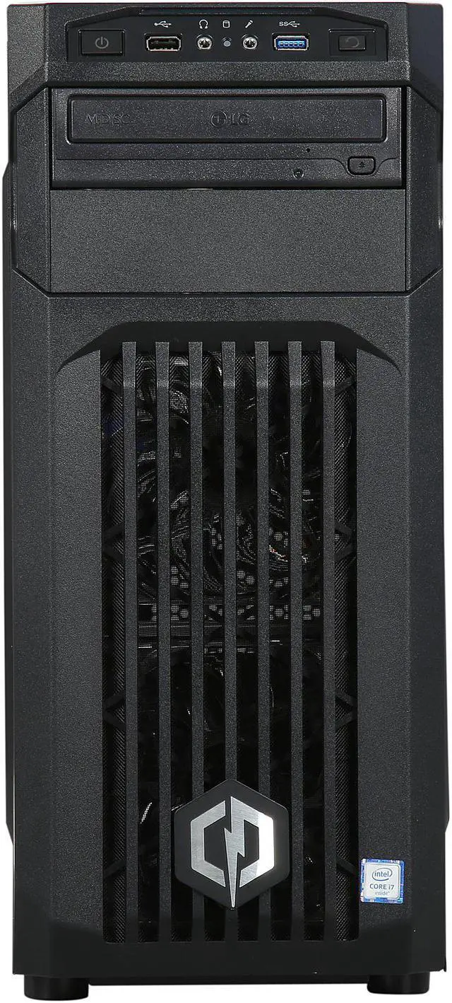 Alt view image 2 of 9 - CyberpowerPC Desktop Computer Gamer Xtreme S216T Intel Core i7-7700K 8GB DDR4 1TB HDD GeForce GTX 1060 Windows 10 Home 64-Bit