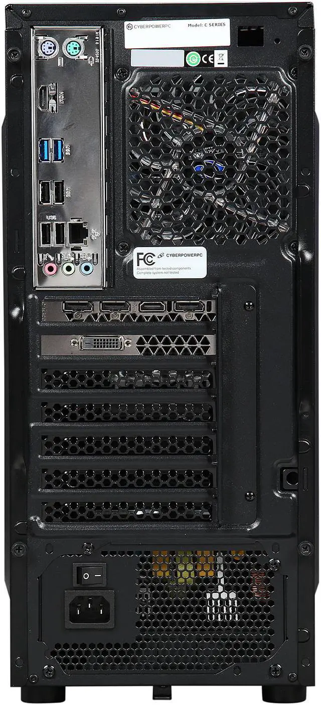 Alt view image 8 of 9 - CyberpowerPC Desktop Computer Gamer Xtreme S216T Intel Core i7-7700K 8GB DDR4 1TB HDD GeForce GTX 1060 Windows 10 Home 64-Bit
