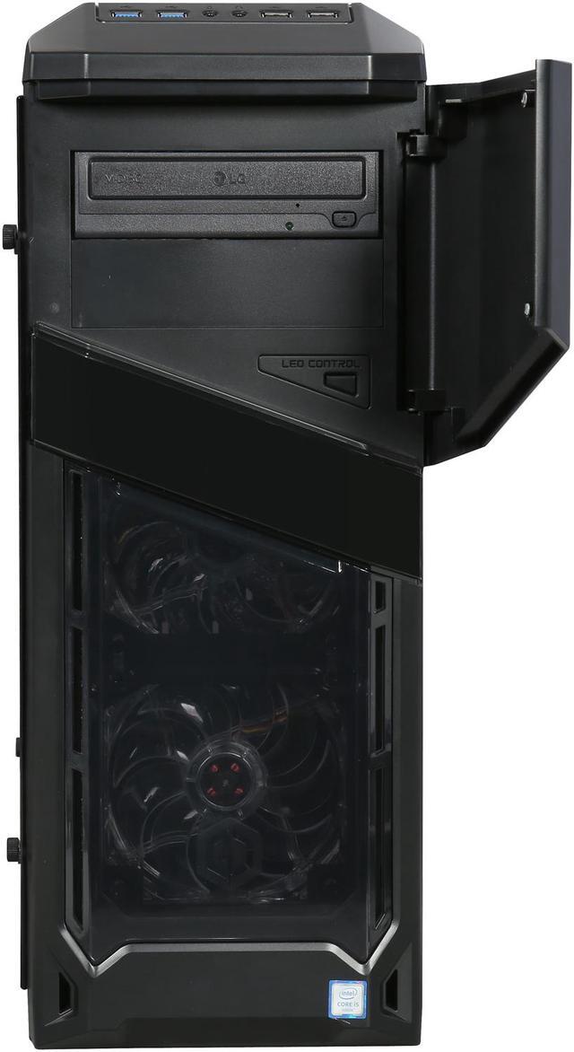 Alt view image 2 of 9 - CyberpowerPC Desktop PC Gamer Xtreme S156T Intel Core i5-7400 8GB DDR4 1TB HDD GeForce GTX 1060 Windows 10 Home 64-Bit