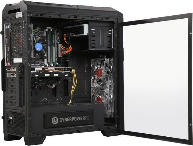 Alt view image 6 of 9 - CyberpowerPC Desktop PC Gamer Xtreme S156T Intel Core i5-7400 8GB DDR4 1TB HDD GeForce GTX 1060 Windows 10 Home 64-Bit