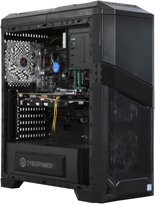 Alt view image 8 of 9 - CyberpowerPC Desktop PC Gamer Xtreme S156T Intel Core i5-7400 8GB DDR4 1TB HDD GeForce GTX 1060 Windows 10 Home 64-Bit