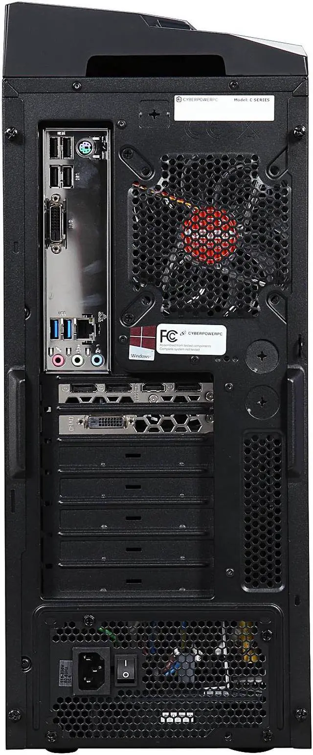 Alt view image 8 of 10 - CyberpowerPC Desktop Computer Gamer Xtreme S256T Intel Core i7-7700 8GB DDR4 1TB HDD GeForce GTX 1070 Windows 10 Home 64-Bit