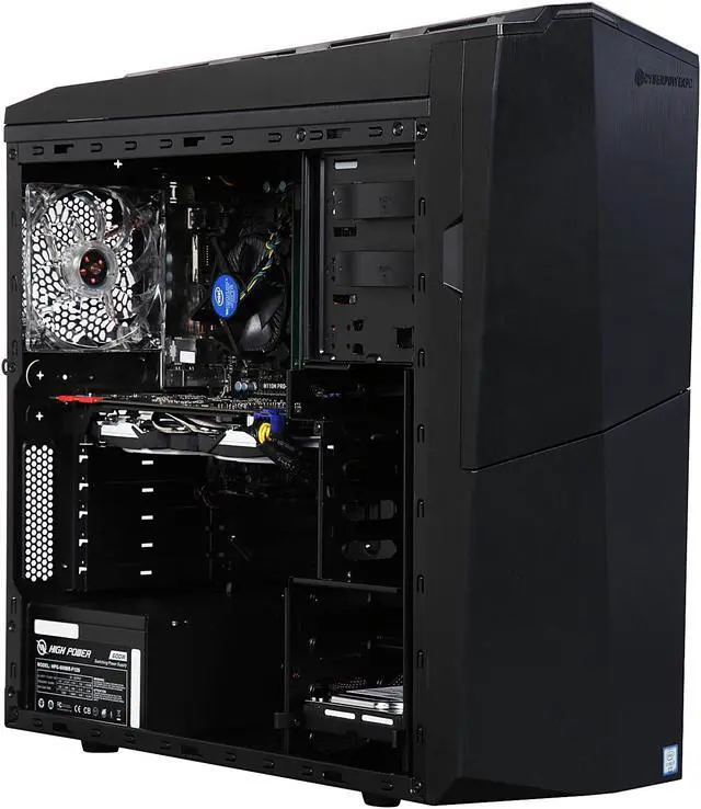 Alt view image 6 of 10 - CyberpowerPC Desktop Computer Gamer Xtreme S256T Intel Core i7-7700 8GB DDR4 1TB HDD GeForce GTX 1070 Windows 10 Home 64-Bit