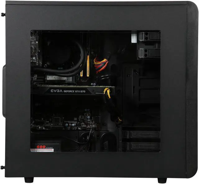 Alt view image 4 of 9 - CyberpowerPC Desktop Computer Zeus Evo Thunder S55TLQ Intel Core i7 7th Gen 7700K (4.20 GHz) 16 GB DDR4 2 TB HDD 120 GB SSD NVIDIA GeForce GTX 1070 Windows 10 Home 64-Bit