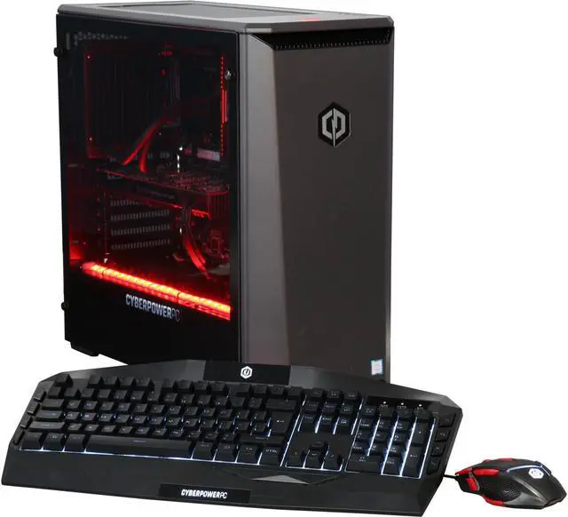 Main image of CyberpowerPC Desktop PC Gamer Panzer VR PRO 2000TLQ Intel Core i7-7700K 16GB DDR4 2TB HDD 120GB SSD GeForce GTX 1070 Windows 10 Home 64-Bit