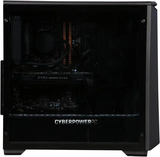 Alt view image 4 of 10 - CyberpowerPC Desktop PC Gamer Panzer VR PRO 2000TLQ Intel Core i7-7700K 16GB DDR4 2TB HDD 120GB SSD GeForce GTX 1070 Windows 10 Home 64-Bit