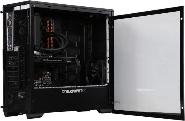 Alt view image 5 of 10 - CyberpowerPC Desktop PC Gamer Panzer VR PRO 2000TLQ Intel Core i7-7700K 16GB DDR4 2TB HDD 120GB SSD GeForce GTX 1070 Windows 10 Home 64-Bit