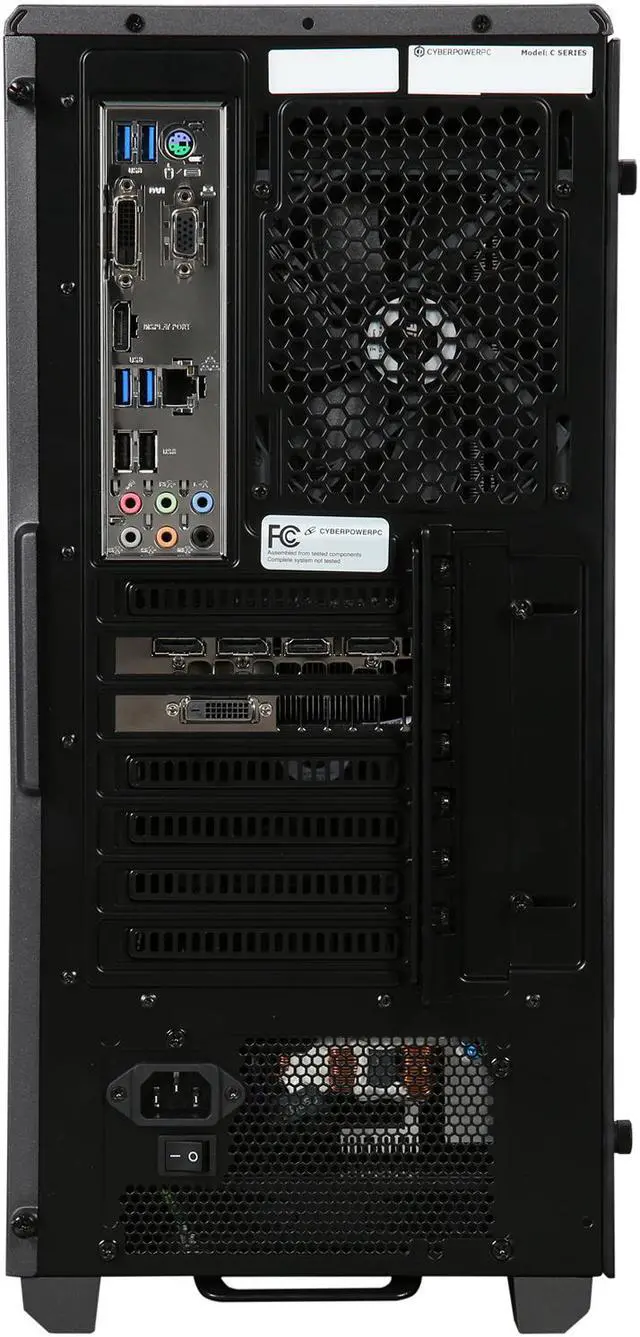 Alt view image 9 of 10 - CyberpowerPC Desktop PC Gamer Panzer VR PRO 2000TLQ Intel Core i7-7700K 16GB DDR4 2TB HDD 120GB SSD GeForce GTX 1070 Windows 10 Home 64-Bit