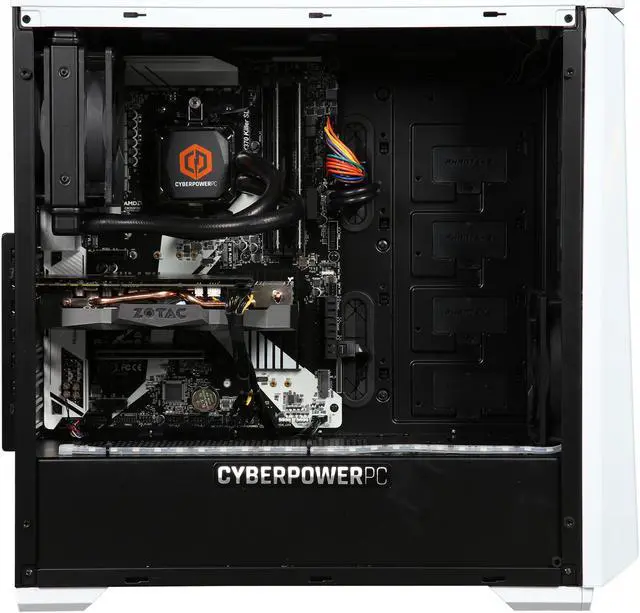 Alt view image 6 of 10 - CyberpowerPC Desktop Computer GM2006LQ AMD Ryzen 7 1800X 16GB DDR4 3TB HDD 480GB SSD GeForce GTX 1080 Windows 10 Home 64-Bit