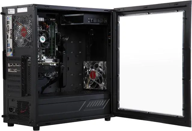 Alt view image 6 of 9 - CyberpowerPC Desktop PC Gamer Master 2010 AMD Ryzen 5 1400 8GB DDR4 GeForce GTX 1060 Windows 10 Home 64-Bit
