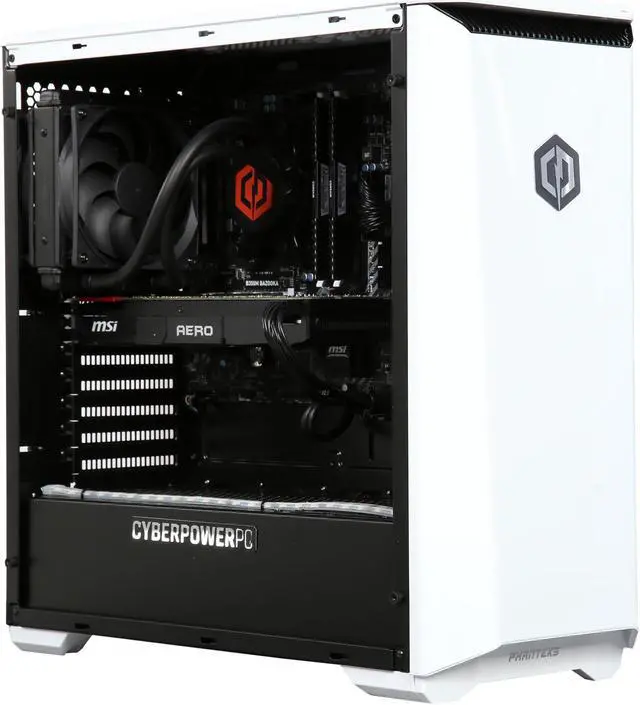 Alt view image 7 of 10 - CyberpowerPC Desktop Computer Gamer Panzer VR 2250 AMD Ryzen 5 1500X 8GB DDR4 1TB HDD 120GB SSD GeForce GTX 1070 Windows 10 Home 64-Bit