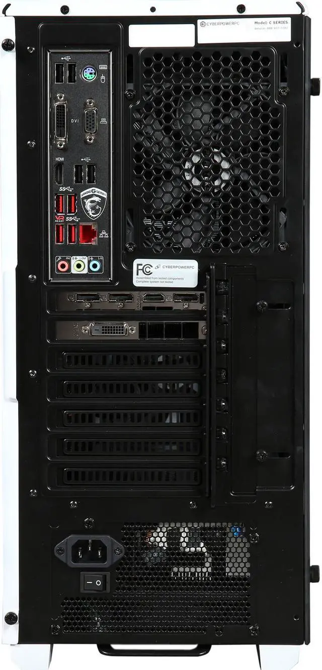 Alt view image 9 of 10 - CyberpowerPC Desktop Computer Gamer Panzer VR 2250 AMD Ryzen 5 1500X 8GB DDR4 1TB HDD 120GB SSD GeForce GTX 1070 Windows 10 Home 64-Bit