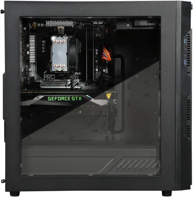 Alt view image 4 of 9 - CyberpowerPC Desktop Computer Gamer Master 2011 AMD Ryzen 5 1400 8GB DDR4 1TB HDD GeForce GTX 1070 Windows 10 Home 64-Bit