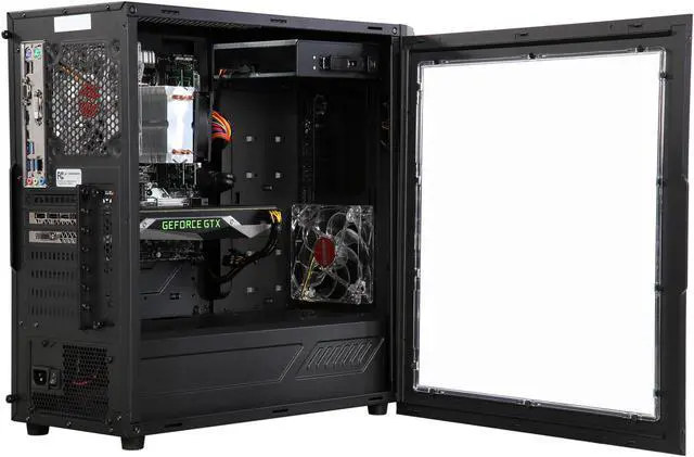 Alt view image 5 of 9 - CyberpowerPC Desktop Computer Gamer Master 2011 AMD Ryzen 5 1400 8GB DDR4 1TB HDD GeForce GTX 1070 Windows 10 Home 64-Bit