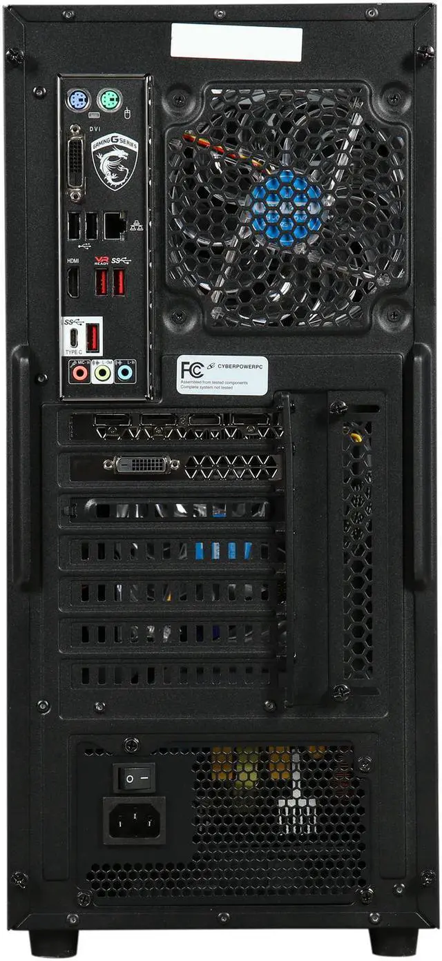 Alt view image 5 of 9 - CyberpowerPC Desktop Computer Gamer Xtreme S780 Intel Core i7 7th Gen 7700 (3.6 GHz) 16 GB DDR4 2 TB HDD 16 GB Optane Memory NVIDIA GeForce GTX 1080 Windows 10 Home 64-Bit