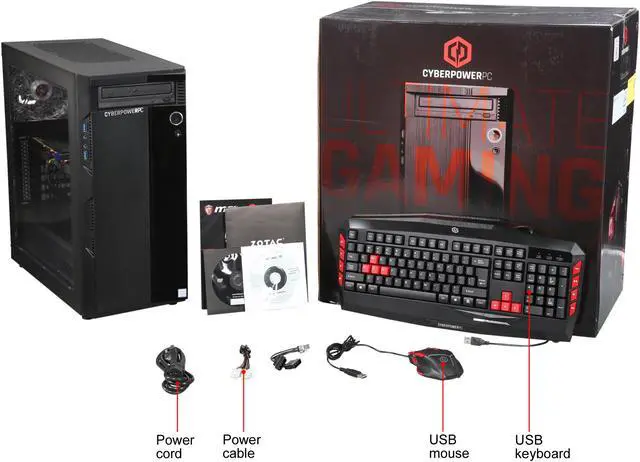 Alt view image 9 of 9 - CyberpowerPC Desktop Computer Gamer Xtreme S780 Intel Core i7 7th Gen 7700 (3.6 GHz) 16 GB DDR4 2 TB HDD 16 GB Optane Memory NVIDIA GeForce GTX 1080 Windows 10 Home 64-Bit