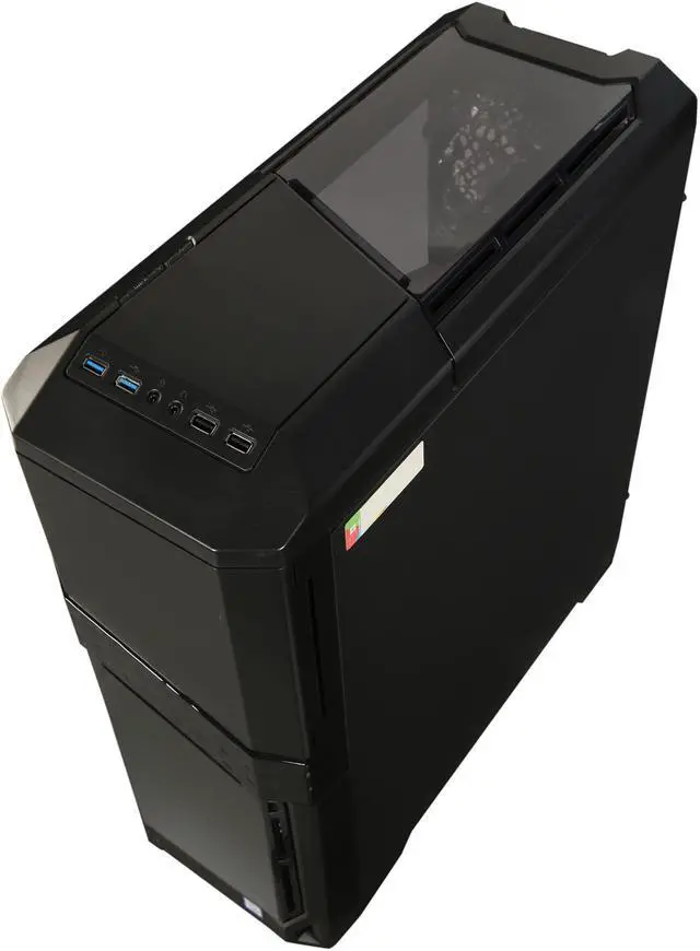 Alt view image 8 of 10 - CyberpowerPC Desktop Computer Gamer Xtreme S555 Intel Core i5-7600 8GB DDR4 1TB HDD 16 GB Optane Memory AMD Radeon RX 580 Windows 10 Home 64-Bit