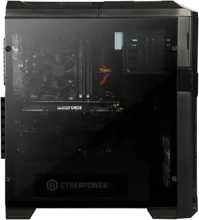 Alt view image 4 of 10 - CyberpowerPC Desktop Computer Gamer Xtreme S580 Intel Core i5-7600 8GB DDR4 1TB HDD 16 GB Optane Memory GeForce GTX 1080 Windows 10 Home 64-Bit
