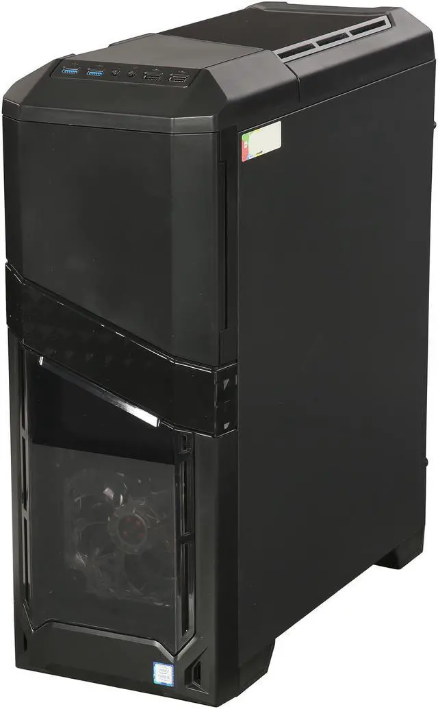 Alt view image 3 of 10 - CyberpowerPC Desktop Computer Gamer Xtreme S588 Intel Core i5-7600 16GB DDR4 2TB HDD 16 GB Optane Memory GeForce GTX 1080 Ti Windows 10 Home 64-Bit