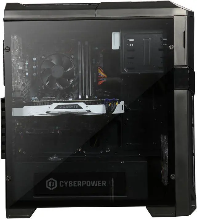 Alt view image 4 of 10 - CyberpowerPC Desktop Computer Gamer Xtreme S588 Intel Core i5-7600 16GB DDR4 2TB HDD 16 GB Optane Memory GeForce GTX 1080 Ti Windows 10 Home 64-Bit