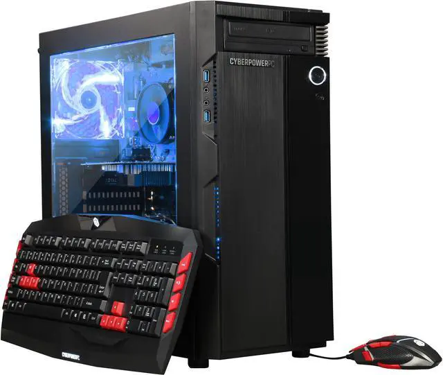 Main image of CyberpowerPC Desktop Computer Gamer Xtreme S750 Intel Core i7-7700 8GB DDR4 1TB HDD 16 GB Optane Memory GeForce GTX 1050 Ti Windows 10 Home 64-Bit
