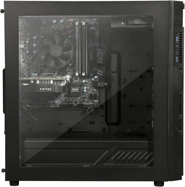 Alt view image 4 of 9 - CyberpowerPC Desktop Computer Gamer Xtreme S750 Intel Core i7-7700 8GB DDR4 1TB HDD 16 GB Optane Memory GeForce GTX 1050 Ti Windows 10 Home 64-Bit