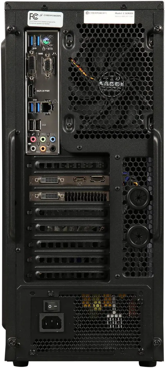 Alt view image 5 of 9 - CyberpowerPC Desktop Computer Zeus Evo Thunder S75 Intel Core i7-7700K 16GB DDR4 2TB HDD 16 GB Optane Memory GeForce GTX 1070 Windows 10 Home 64-Bit