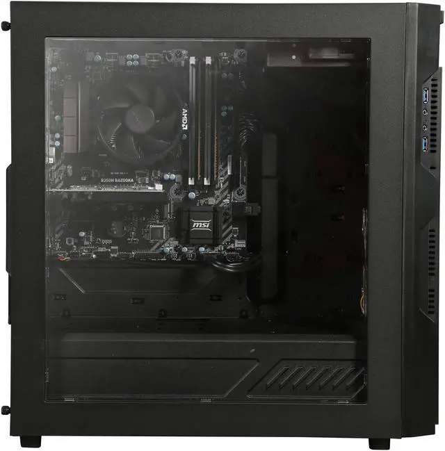 Alt view image 5 of 9 - CyberpowerPC Desktop Computer Gamer Master 2019 AMD Ryzen 3 1200 8GB DDR4 1TB HDD NVIDIA GeForce GT 1030 Windows 10 Home 64-Bit