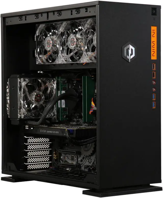 Alt view image 7 of 9 - CyberpowerPC Desktop Computer Gamer Master Pro 100 AMD Ryzen Threadripper 1920X 16GB DDR4 1TB HDD 120GB SSD GeForce GTX 1070 Windows 10 Home 64-Bit