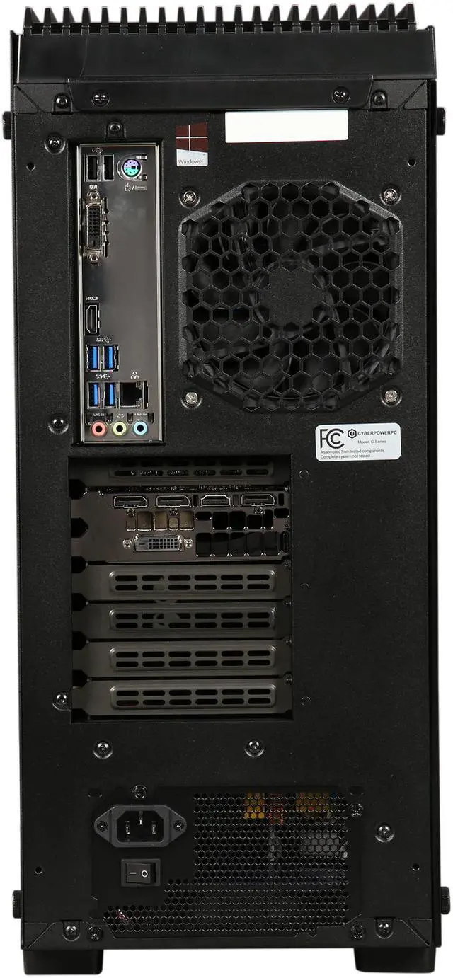 Alt view image 5 of 10 - CyberpowerPC Battlebox Essential Desktop Computer Gamer Panzer VR 2255 Intel Core i5-8400 8GB DDR4 1TB HDD 120GB SSD GeForce GTX 1060 Windows 10 Home 64-Bit