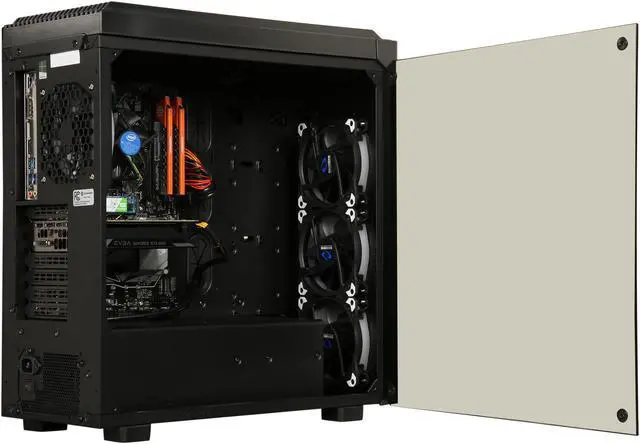 Alt view image 6 of 10 - CyberpowerPC Battlebox Essential Desktop Computer Gamer Panzer VR 2255 Intel Core i5-8400 8GB DDR4 1TB HDD 120GB SSD GeForce GTX 1060 Windows 10 Home 64-Bit
