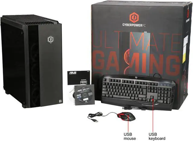 Alt view image 10 of 10 - CyberpowerPC Battlebox Essential Desktop Computer Gamer Panzer VR 2255 Intel Core i5-8400 8GB DDR4 1TB HDD 120GB SSD GeForce GTX 1060 Windows 10 Home 64-Bit