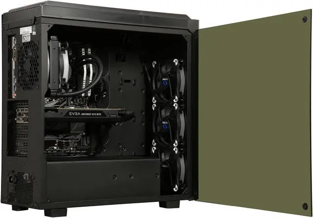 Alt view image 5 of 10 - CyberpowerPC Desktop Computer Gamer Panzer VR PRO 3325 Intel Core i7-8700 16GB DDR4 2TB HDD 120GB SSD GeForce GTX 1070 Windows 10 Home 64-Bit
