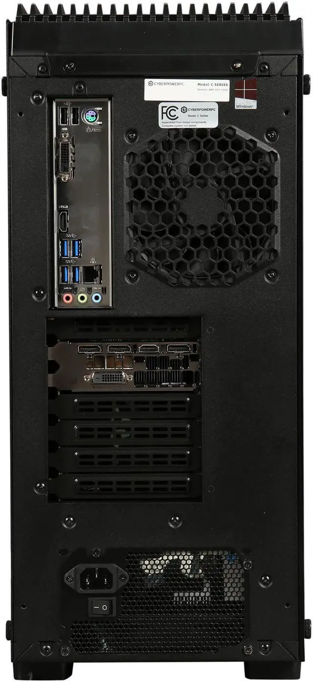 Alt view image 9 of 10 - CyberpowerPC Desktop Computer Gamer Panzer VR PRO 3325 Intel Core i7-8700 16GB DDR4 2TB HDD 120GB SSD GeForce GTX 1070 Windows 10 Home 64-Bit