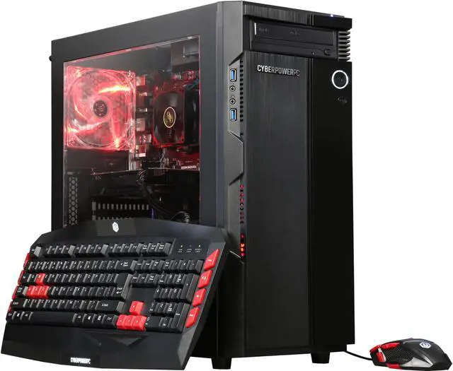 Main image of CyberpowerPC Desktop Computer Gamer Master 2021 AMD Ryzen 7 1700X 8GB DDR4 1TB HDD GeForce GTX 1060 Windows 10 Home 64-Bit