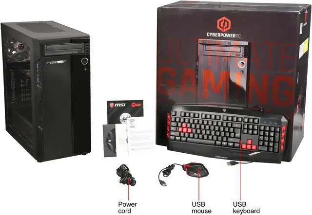 Alt view image 9 of 9 - CyberpowerPC Desktop Computer Gamer Master 2021 AMD Ryzen 7 1700X 8GB DDR4 1TB HDD GeForce GTX 1060 Windows 10 Home 64-Bit