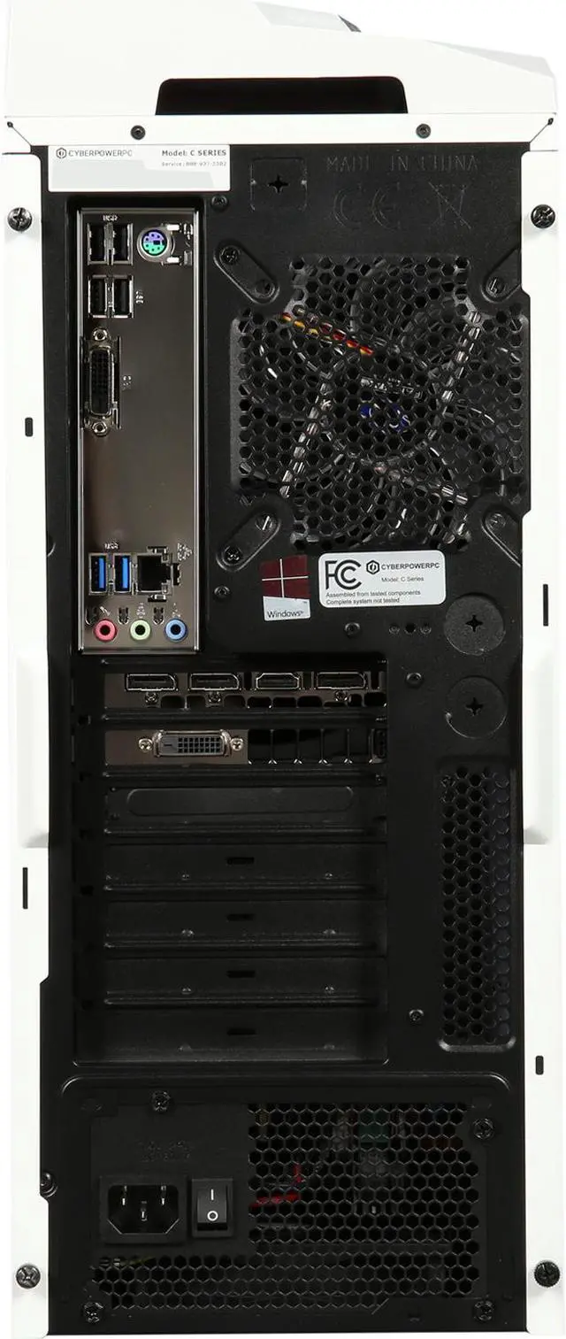 Alt view image 9 of 10 - CyberpowerPC Desktop Computer Gamer Xtreme S111W Intel Core i5-7400 8GB DDR4 1TB HDD GeForce GTX 1060 Windows 10 Home 64-Bit