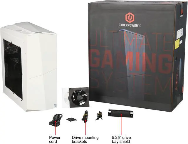 Alt view image 10 of 10 - CyberpowerPC Desktop Computer Gamer Xtreme S111W Intel Core i5-7400 8GB DDR4 1TB HDD GeForce GTX 1060 Windows 10 Home 64-Bit