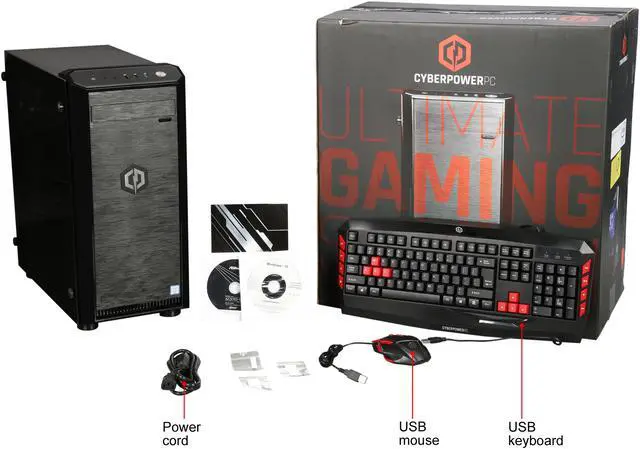 Alt view image 11 of 10 - CyberpowerPC Desktop Computer Gamer Xtreme C287 Intel Core i7-8700K 16GB DDR4 1TB HDD 240GB SSD GeForce GTX 1070 Windows 10 Home 64-Bit