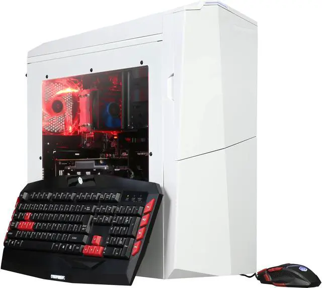 Main image of CyberpowerPC Desktop Computer Gamer Master 2009W AMD Ryzen 5 1400 8GB DDR4 1TB HDD GeForce GTX 1050 Windows 10 Home 64-Bit