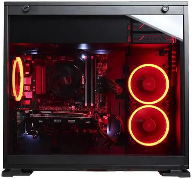 Alt view image 2 of 6 - CyberpowerPC Desktop Computer GMA5600INC AMD Ryzen 3 1200 8GB DDR4 1TB HDD 120GB SSD GeForce GTX 1060 Windows 10 Home 64-Bit