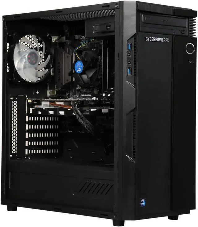 Alt view image 7 of 9 - CyberpowerPC Gaming Desktop Gamer Xtreme C565 Intel Core i5+ 8th Gen 8400 (2.80 GHz) 8 GB DDR4 1 TB HDD 16 GB Optane Memory NVIDIA GeForce GTX 1060 Windows 10 Home 64-Bit