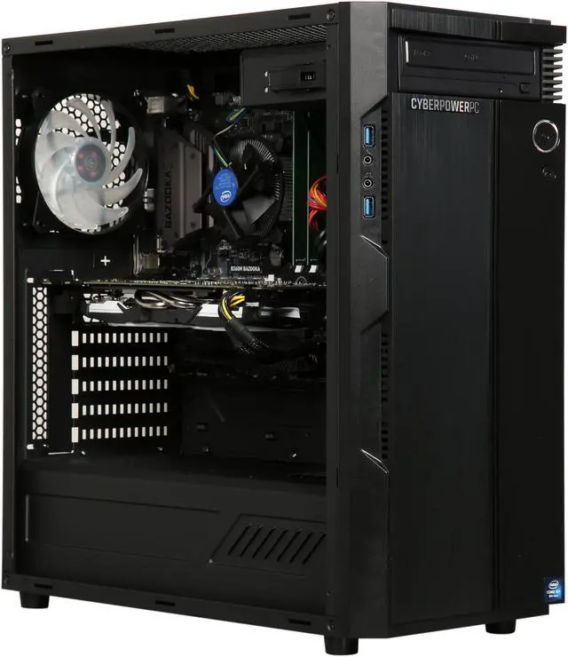 Alt view image 7 of 9 - CyberpowerPC Gaming Desktop Gamer Xtreme C578 Intel Core i5+ 8th Gen 8600K (3.60 GHz) 8 GB DDR4 2 TB HDD 16 GB Optane Memory NVIDIA GeForce GTX 1070 Windows 10 Home 64-Bit