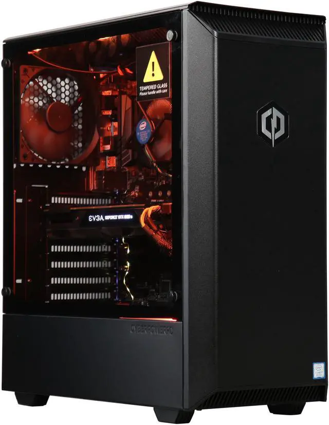 Alt view image 4 of 16 - CyberpowerPC Gaming Desktop Gamer Xtreme C858T Intel Core i5-8400 8GB DDR4 1TB HDD 120GB SSD GeForce RTX 2080 Windows 10 Home 64-Bit