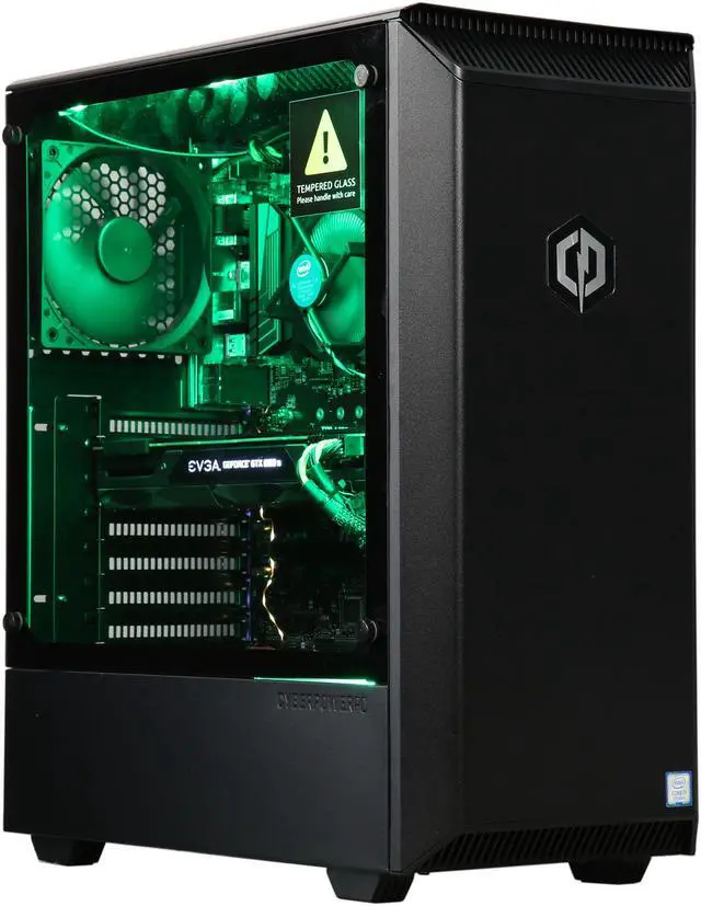Alt view image 6 of 16 - CyberpowerPC Gaming Desktop Gamer Xtreme C858T Intel Core i5-8400 8GB DDR4 1TB HDD 120GB SSD GeForce RTX 2080 Windows 10 Home 64-Bit