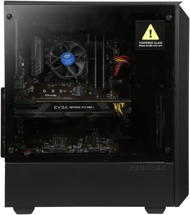 Alt view image 10 of 16 - CyberpowerPC Gaming Desktop Gamer Xtreme C858T Intel Core i5-8400 8GB DDR4 1TB HDD 120GB SSD GeForce RTX 2080 Windows 10 Home 64-Bit
