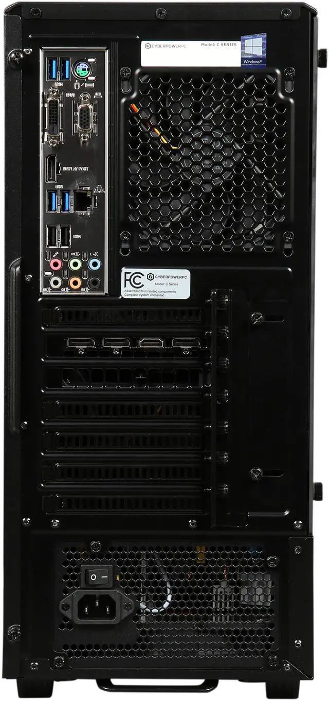 Alt view image 11 of 16 - CyberpowerPC Gaming Desktop Gamer Xtreme C858T Intel Core i5-8400 8GB DDR4 1TB HDD 120GB SSD GeForce RTX 2080 Windows 10 Home 64-Bit