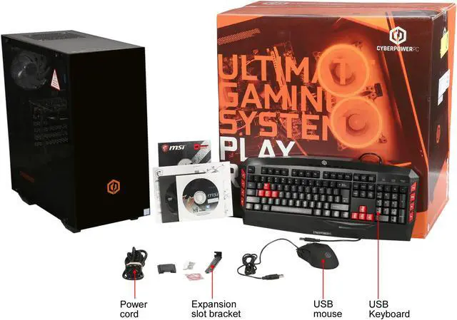 Alt view image 11 of 10 - CyberpowerPC Gaming Desktop Gamer Xtreme C565X Intel Core i5-8400 8GB DDR4 2TB HDD 240GB SSD GeForce GTX 1060 Windows 10 Home 64-bit