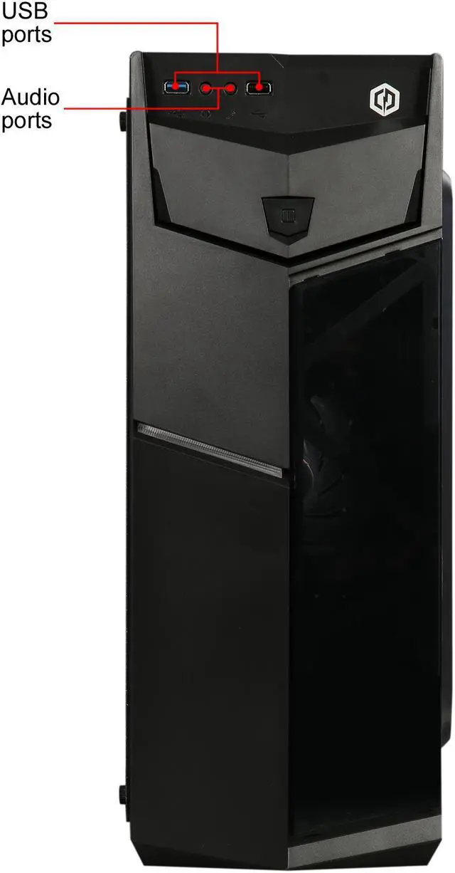 Alt view image 2 of 9 - CyberpowerPC Desktop Computer Gamer Ultra 2229X AMD FX-Series FX-6300 8GB DDR3 1TB HDD AMD Radeon R7 240 Windows 10 Home 64-bit