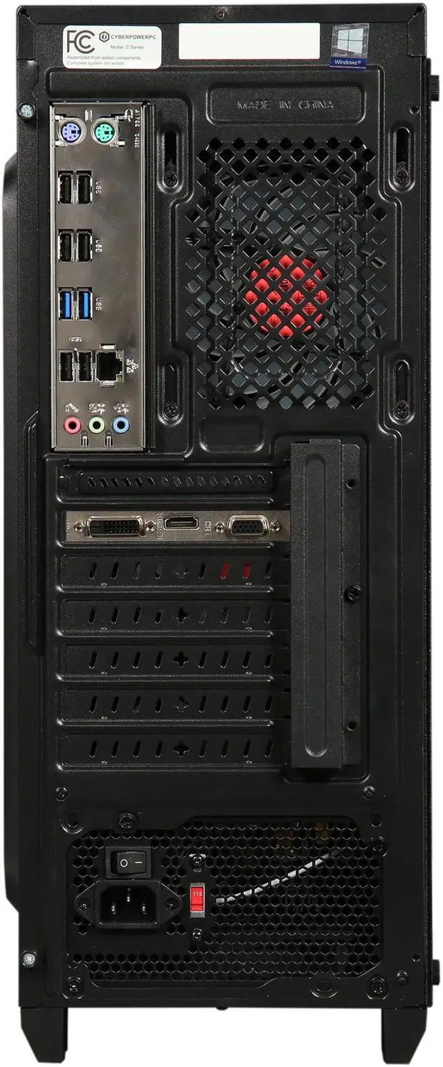 Alt view image 8 of 9 - CyberpowerPC Desktop Computer Gamer Ultra 2229X AMD FX-Series FX-6300 8GB DDR3 1TB HDD AMD Radeon R7 240 Windows 10 Home 64-bit
